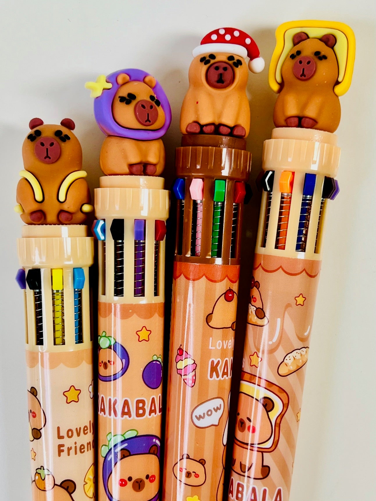 23018 CAPYBARA 10-COLOR RETRACTABLE BALL PEN-36