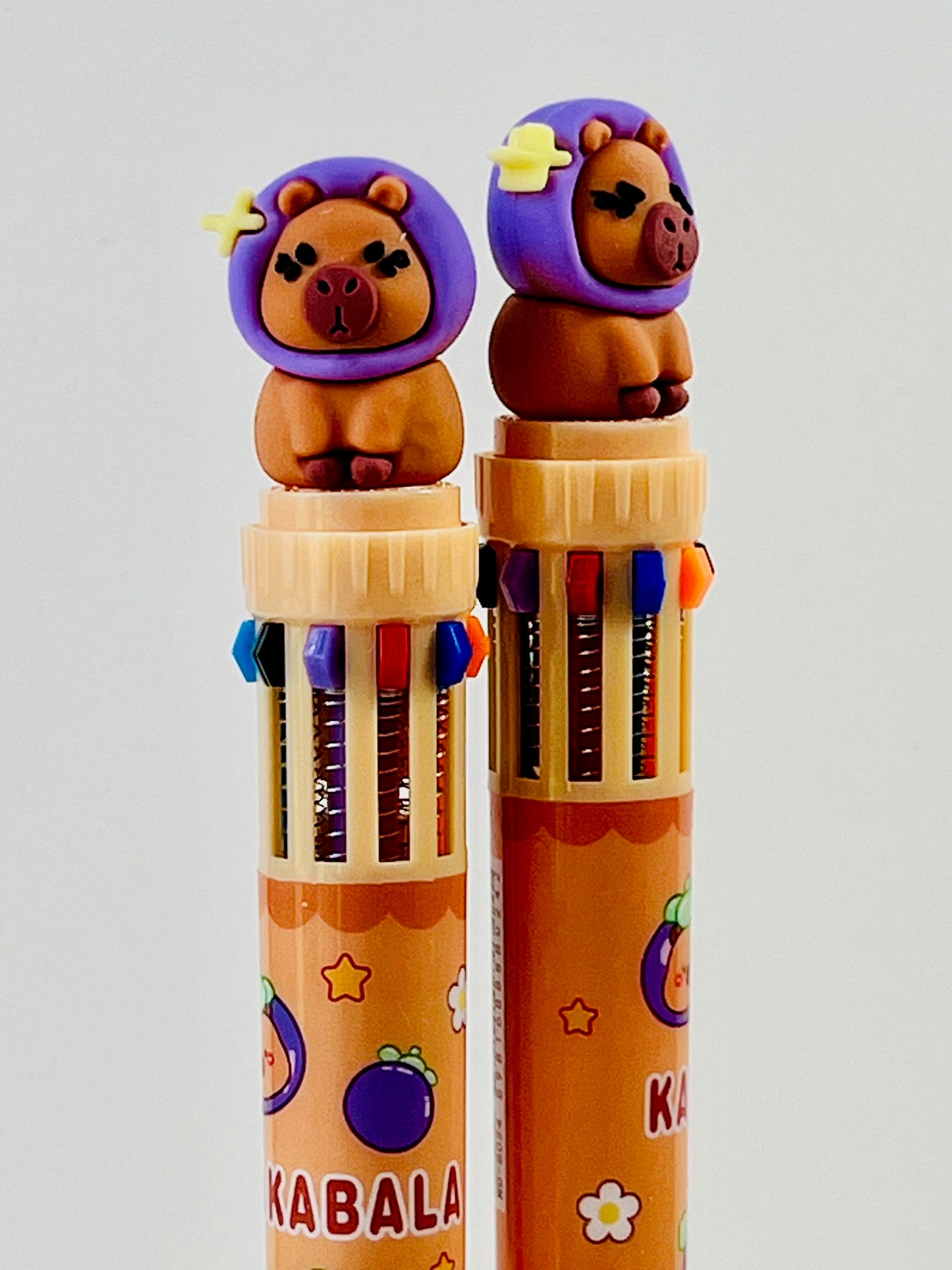 23018 CAPYBARA 10-COLOR RETRACTABLE BALL PEN-36
