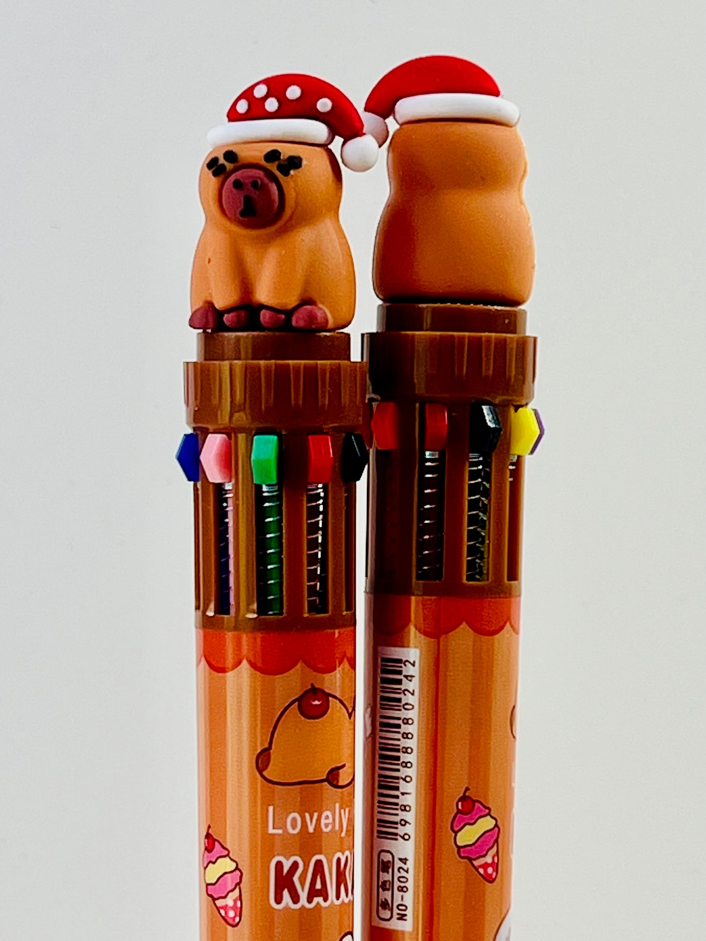 23018 CAPYBARA 10-COLOR RETRACTABLE BALL PEN-36