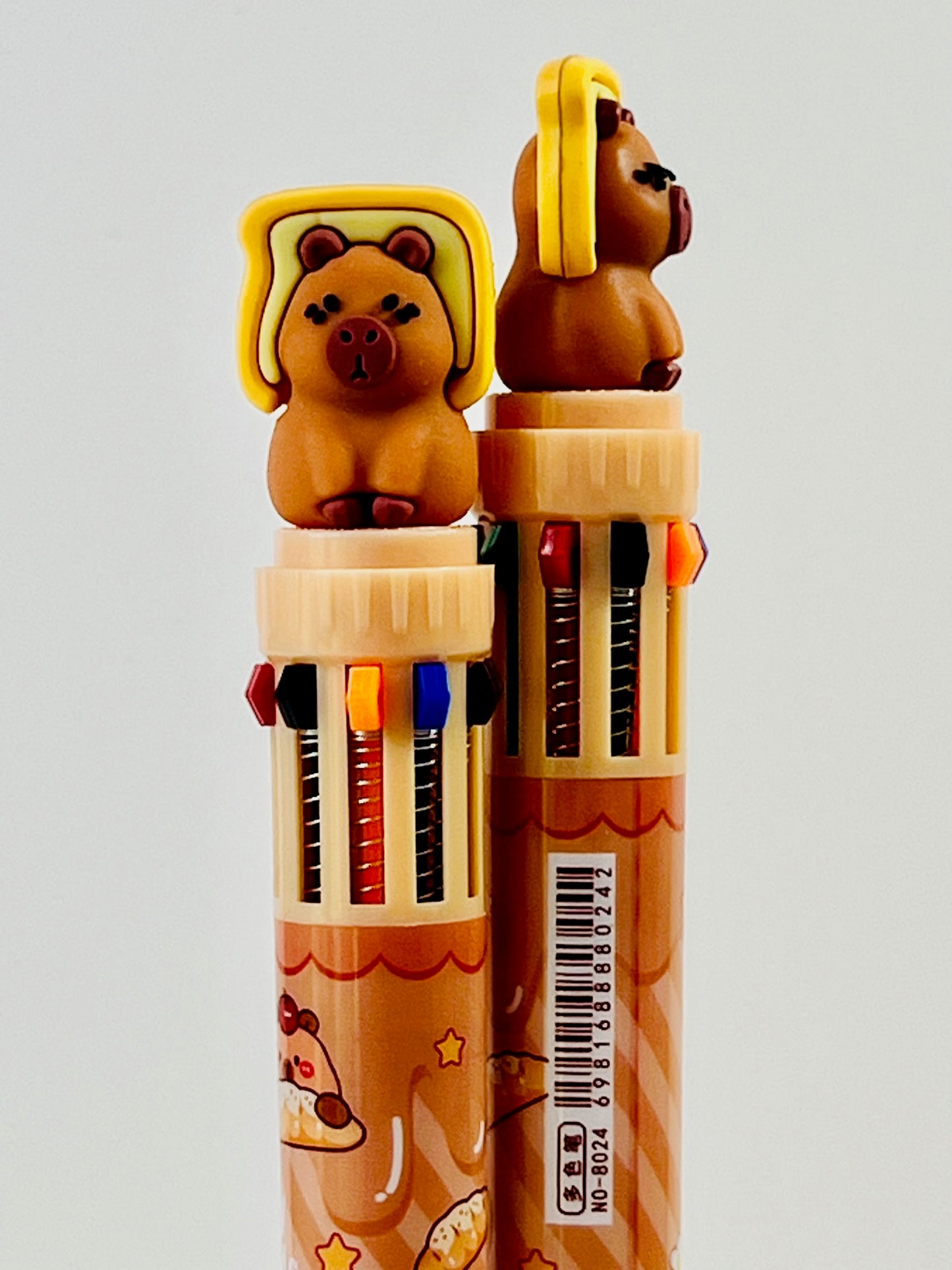 23018 CAPYBARA 10-COLOR RETRACTABLE BALL PEN-36