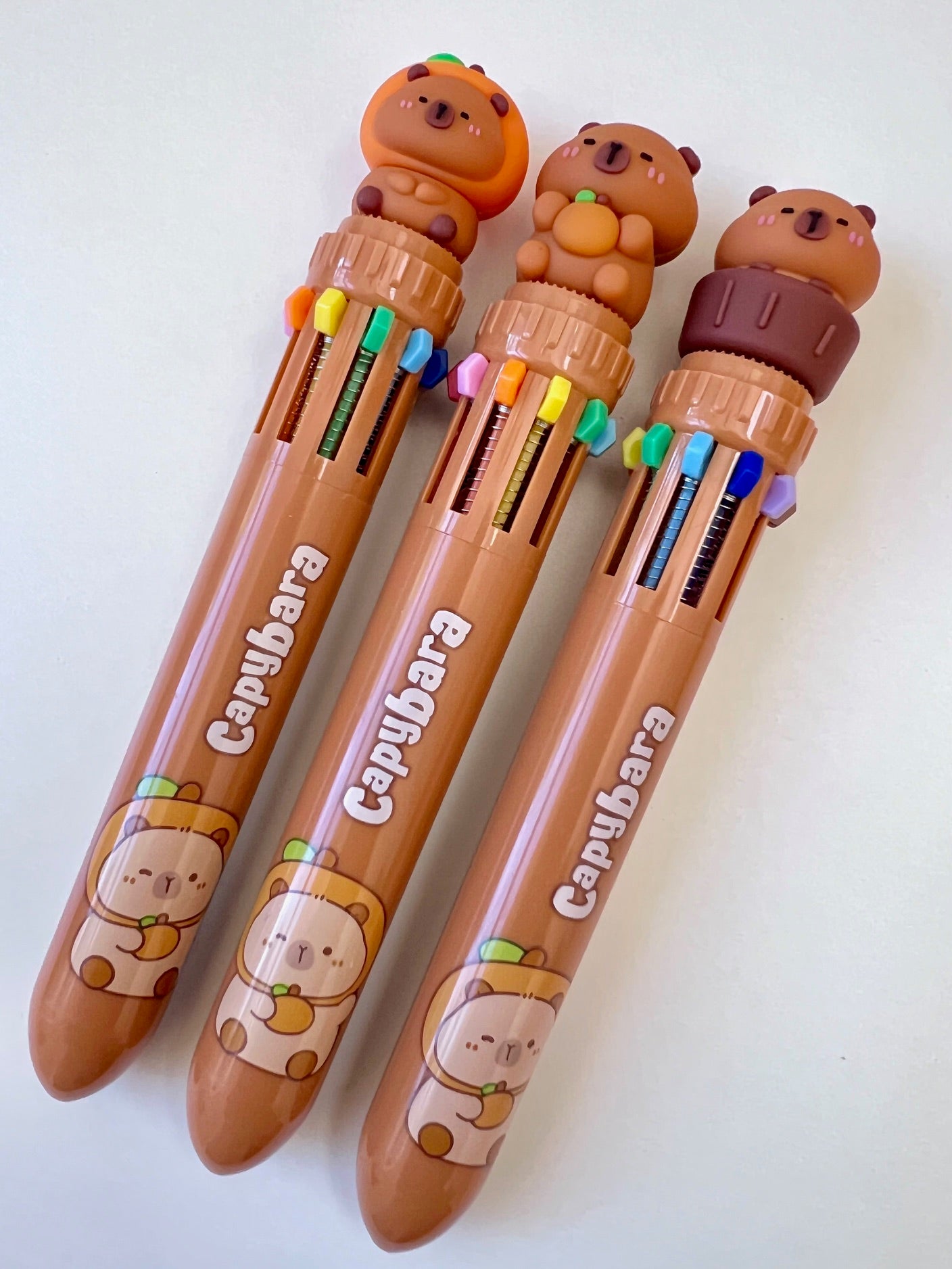 23020 CAPYBARA Vol.2 10-COLOR RETRACTABLE BALL PEN-36