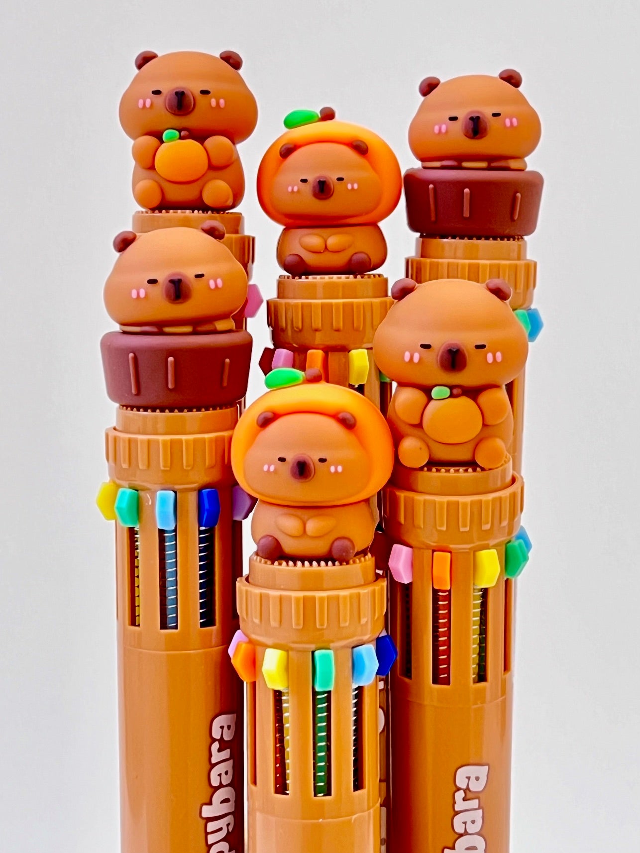 23020 CAPYBARA Vol.2 10-COLOR RETRACTABLE BALL PEN-36