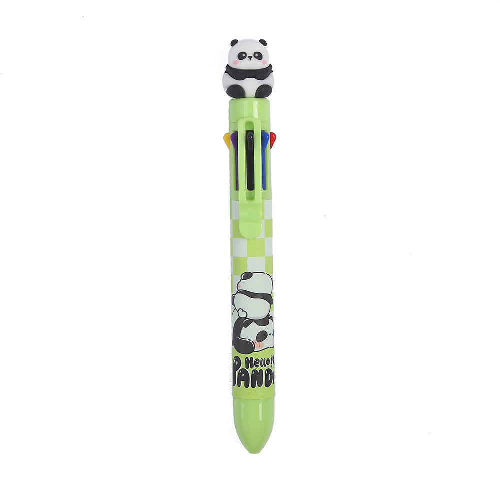 23023 PANDA 8-COLOR RETRACTABLE BALL PEN-24