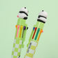 23023 PANDA 8-COLOR RETRACTABLE BALL PEN-24