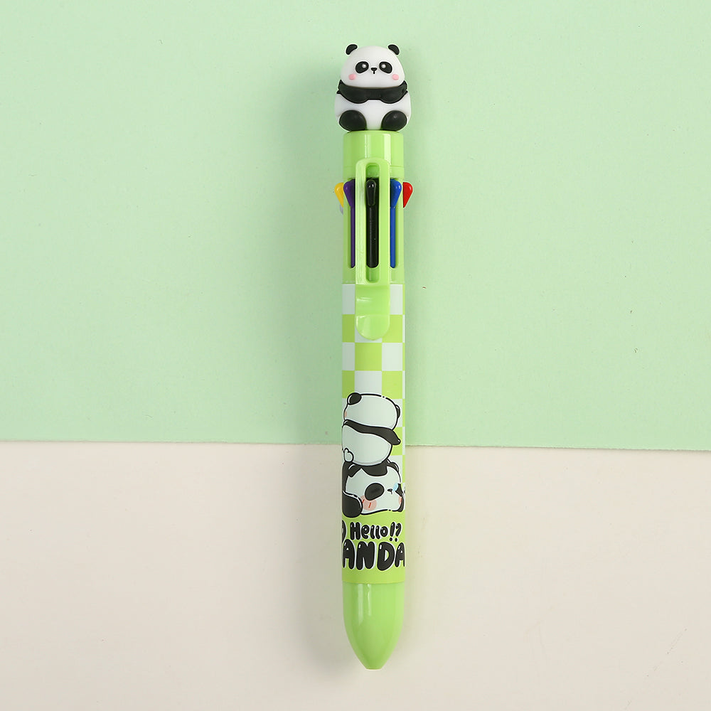 23023 PANDA 8-COLOR RETRACTABLE BALL PEN-24