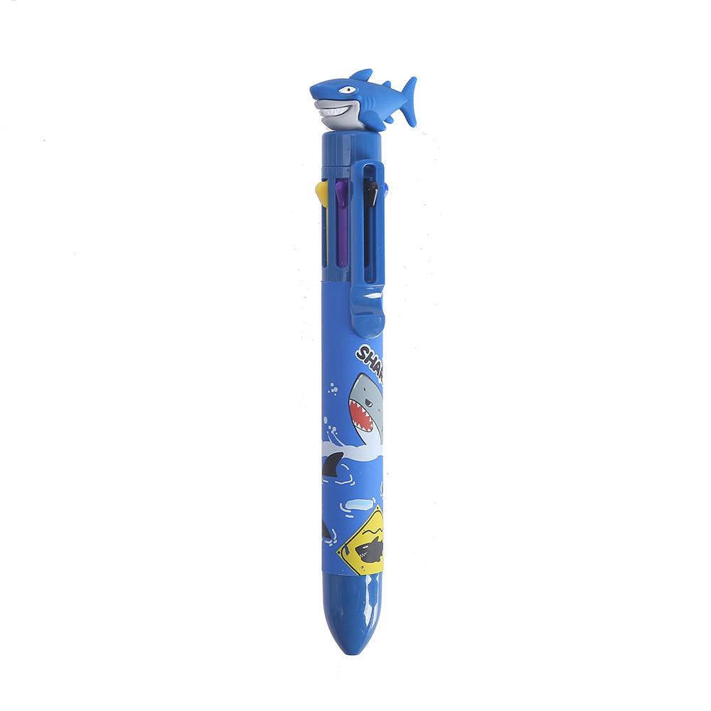 23024 SHARK 8-COLOR RETRACTABLE BALL PEN-24