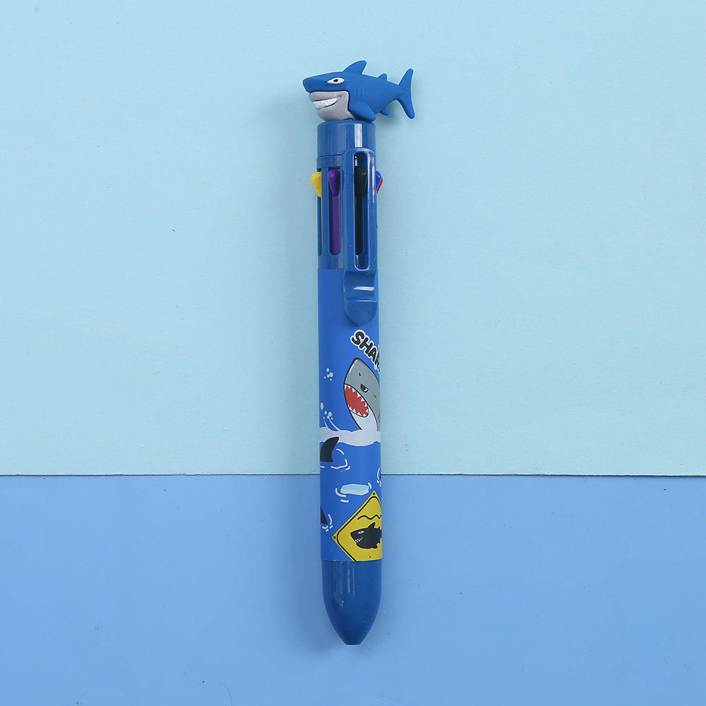 23024 SHARK 8-COLOR RETRACTABLE BALL PEN-24