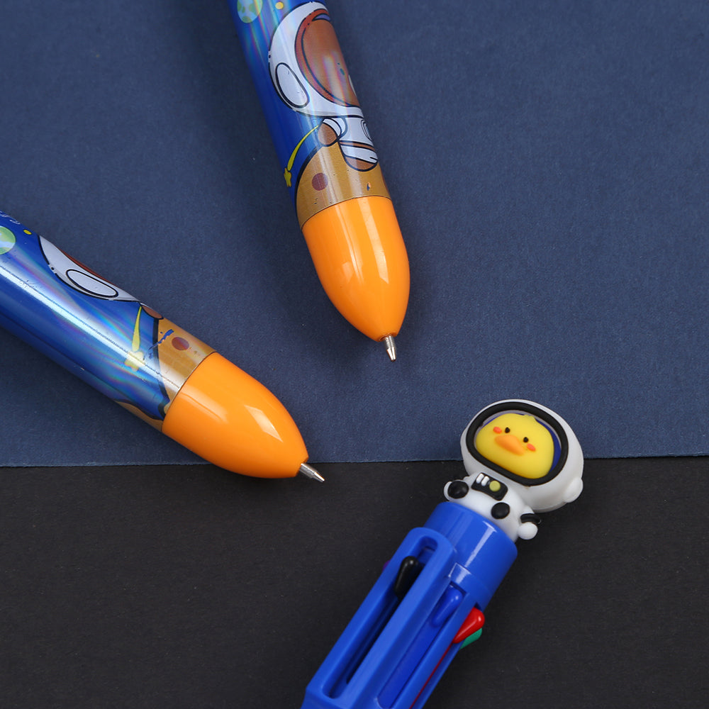 23026 SPACE TEAM 8-COLOR RETRACTABLE BALL PEN-24