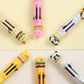 23027 ANIMAL BURGER 8-COLOR RETRACTABLE BALL PEN-24