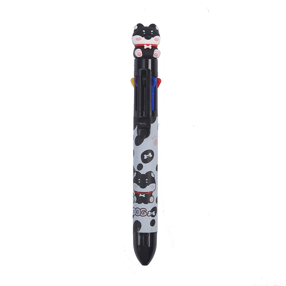 23028 DOG 8-COLOR RETRACTABLE BALL PEN-24