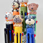 23029 Dog 8-Color Retractable Ball Pen-24