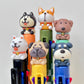 23029 Dog 8-Color Retractable Ball Pen-24