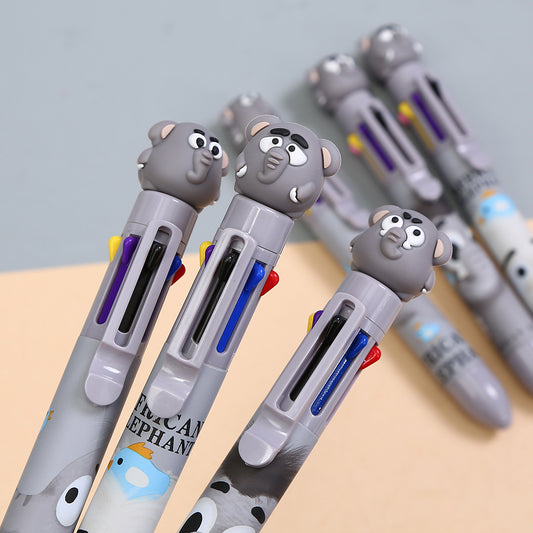 23031 Elephant 8-Color Retractable Ball Pen-24