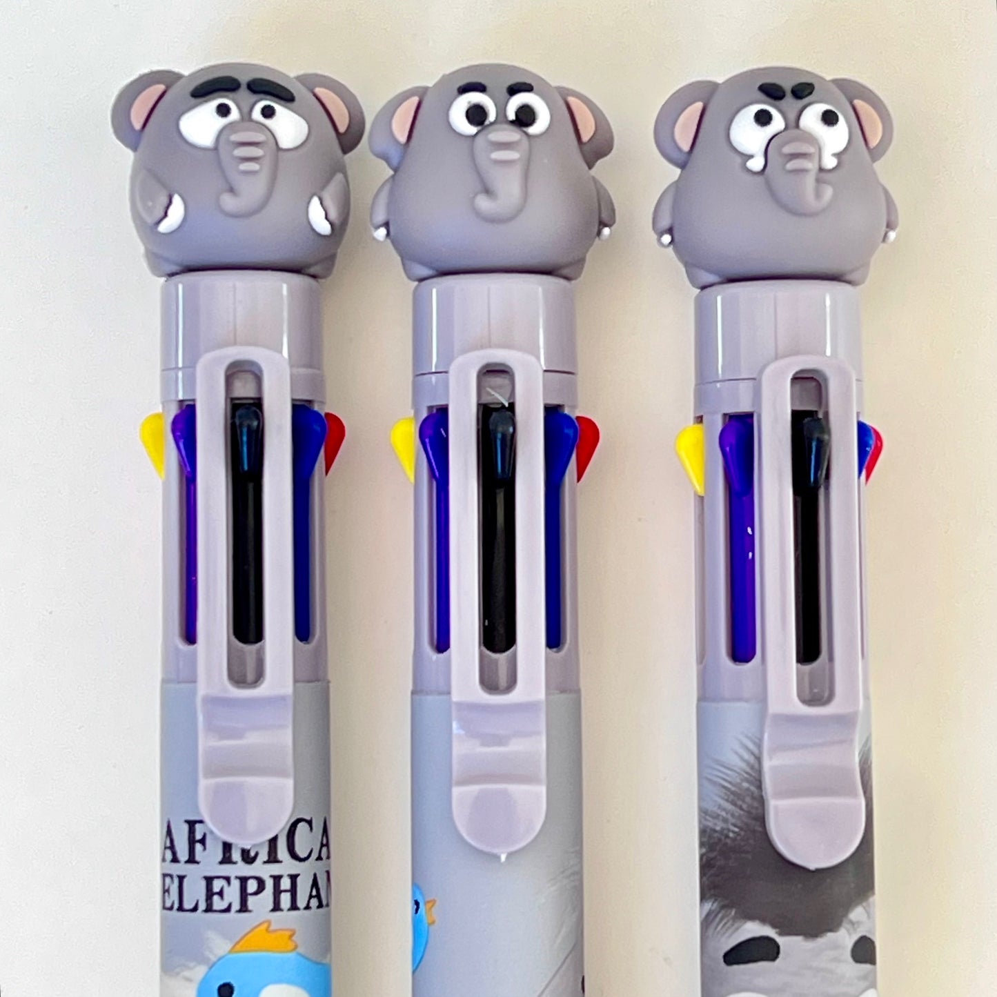 23031 Elephant 8-Color Retractable Ball Pen-24