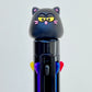 23032 Puffy Eye Cat 8-Color Retractable Ball Pen-24