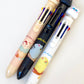 23032 Puffy Eye Cat 8-Color Retractable Ball Pen-24