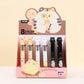 23032 Puffy Eye Cat 8-Color Retractable Ball Pen-24