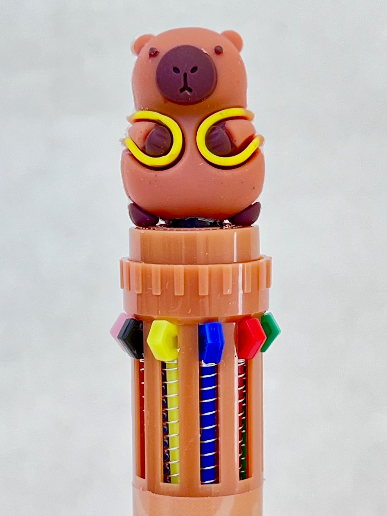 23034 Capybara 10-Color Retractable Ball Pen-36