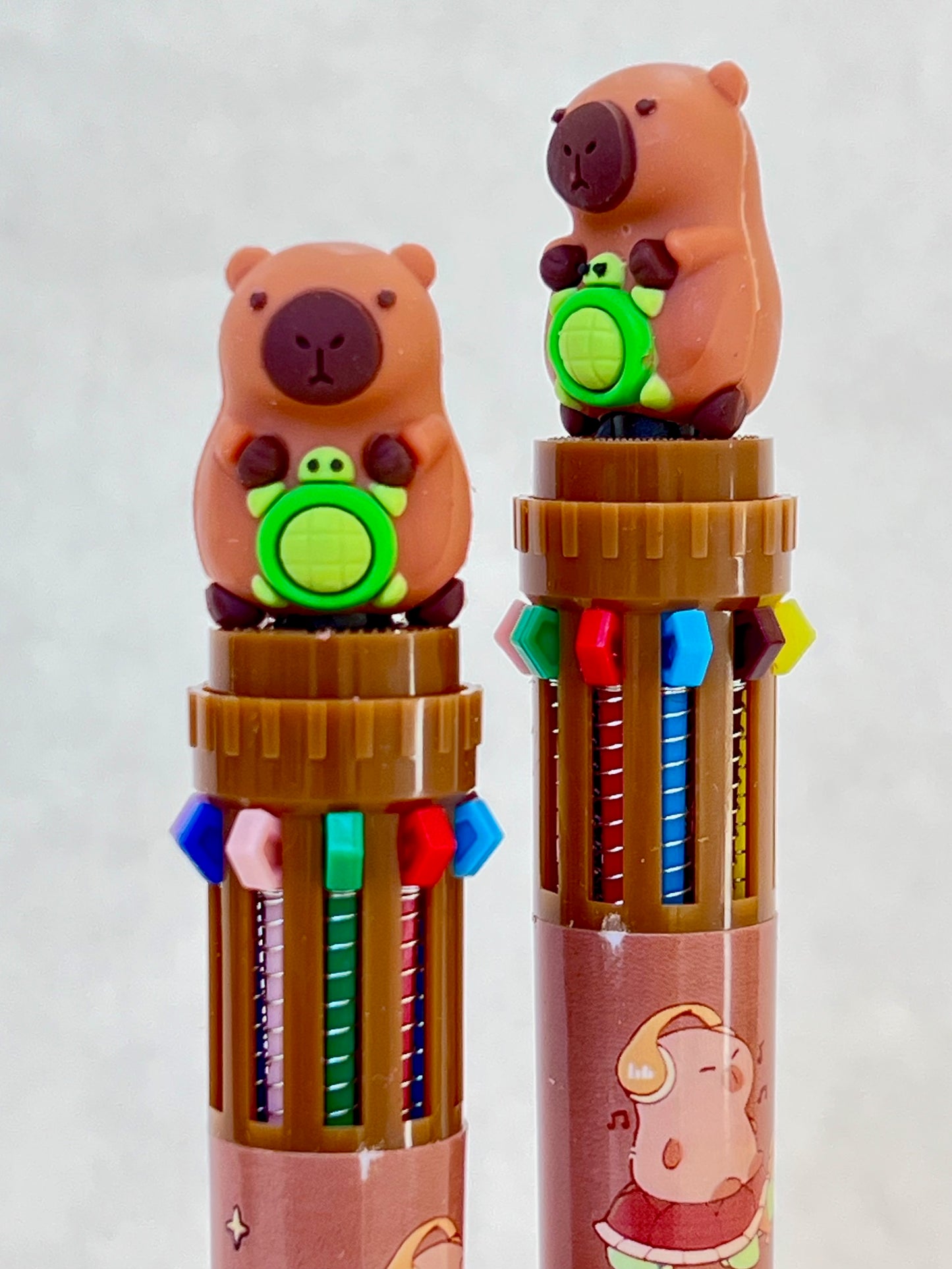 23034 Capybara 10-Color Retractable Ball Pen-36