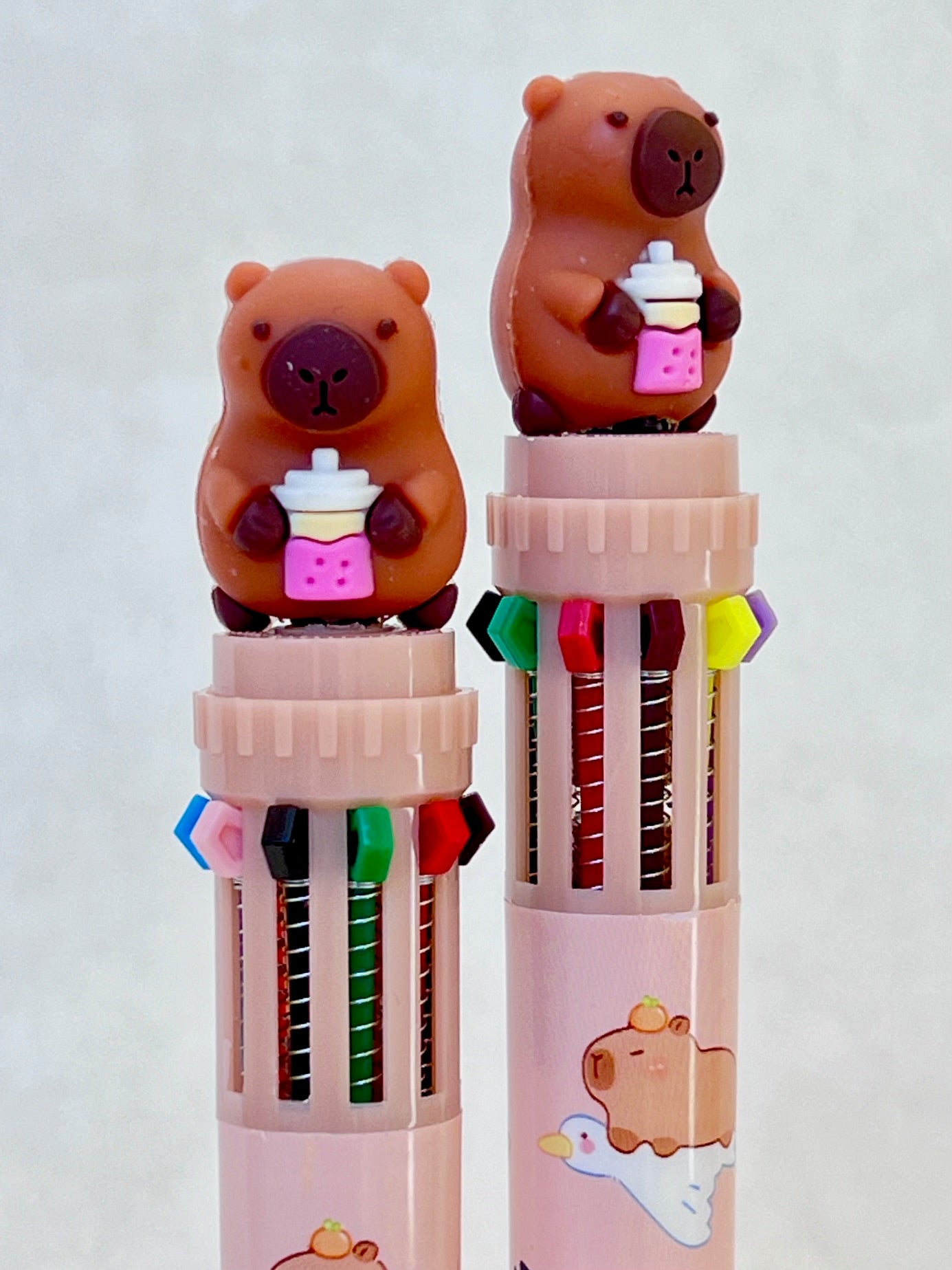 23034 Capybara 10-Color Retractable Ball Pen-36