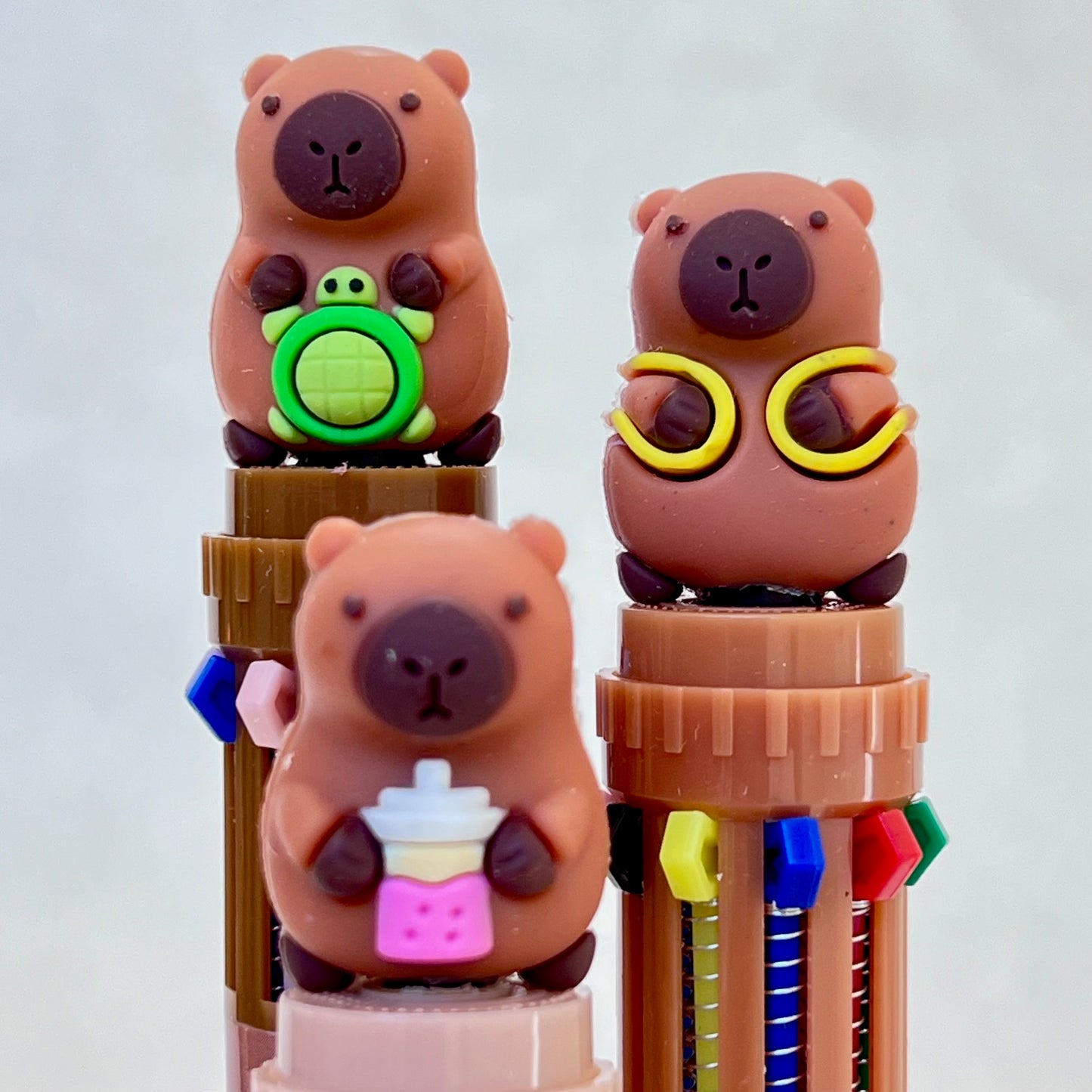 23034 Capybara 10-Color Retractable Ball Pen-36