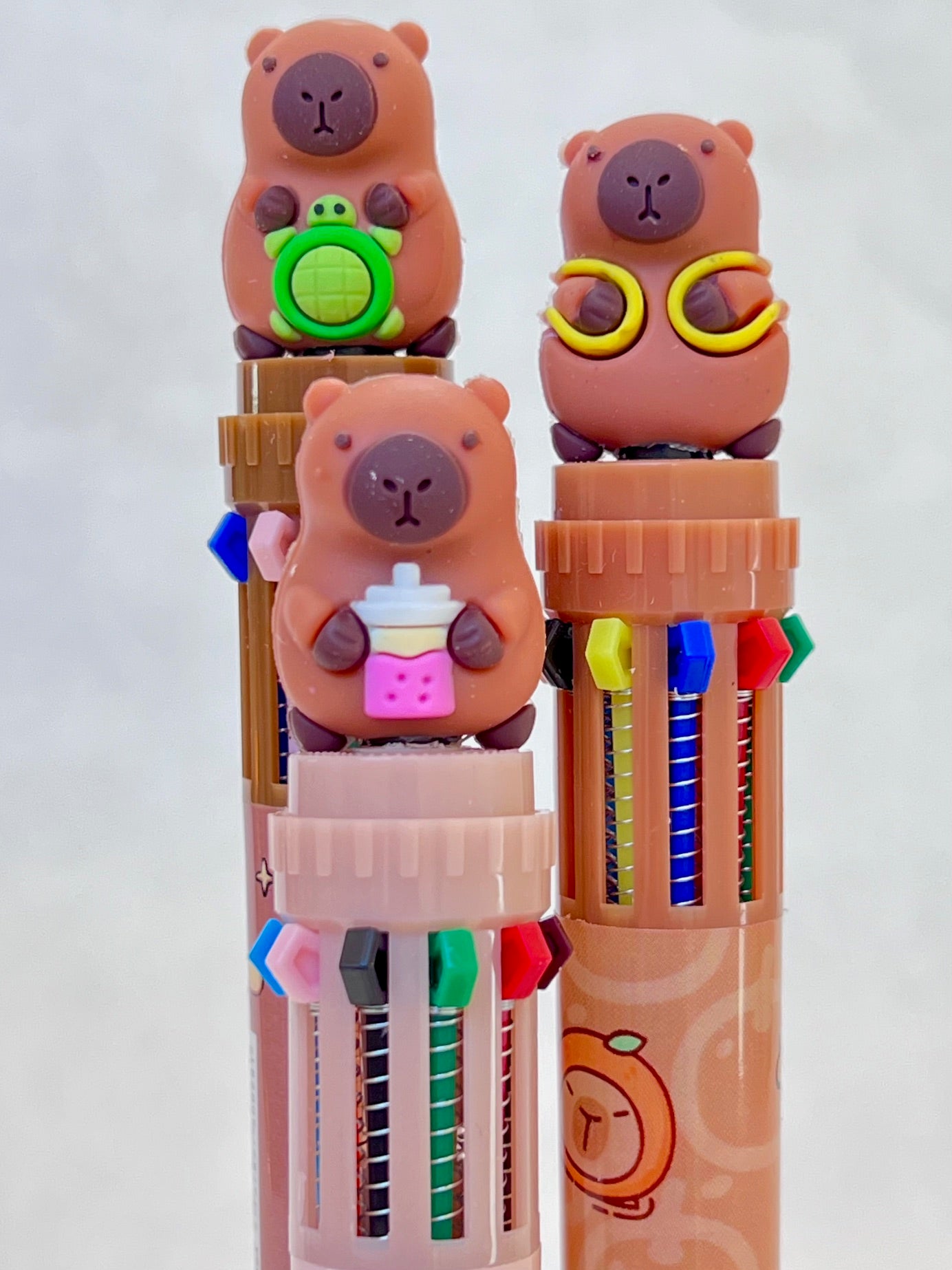 23034 Capybara 10-Color Retractable Ball Pen-36