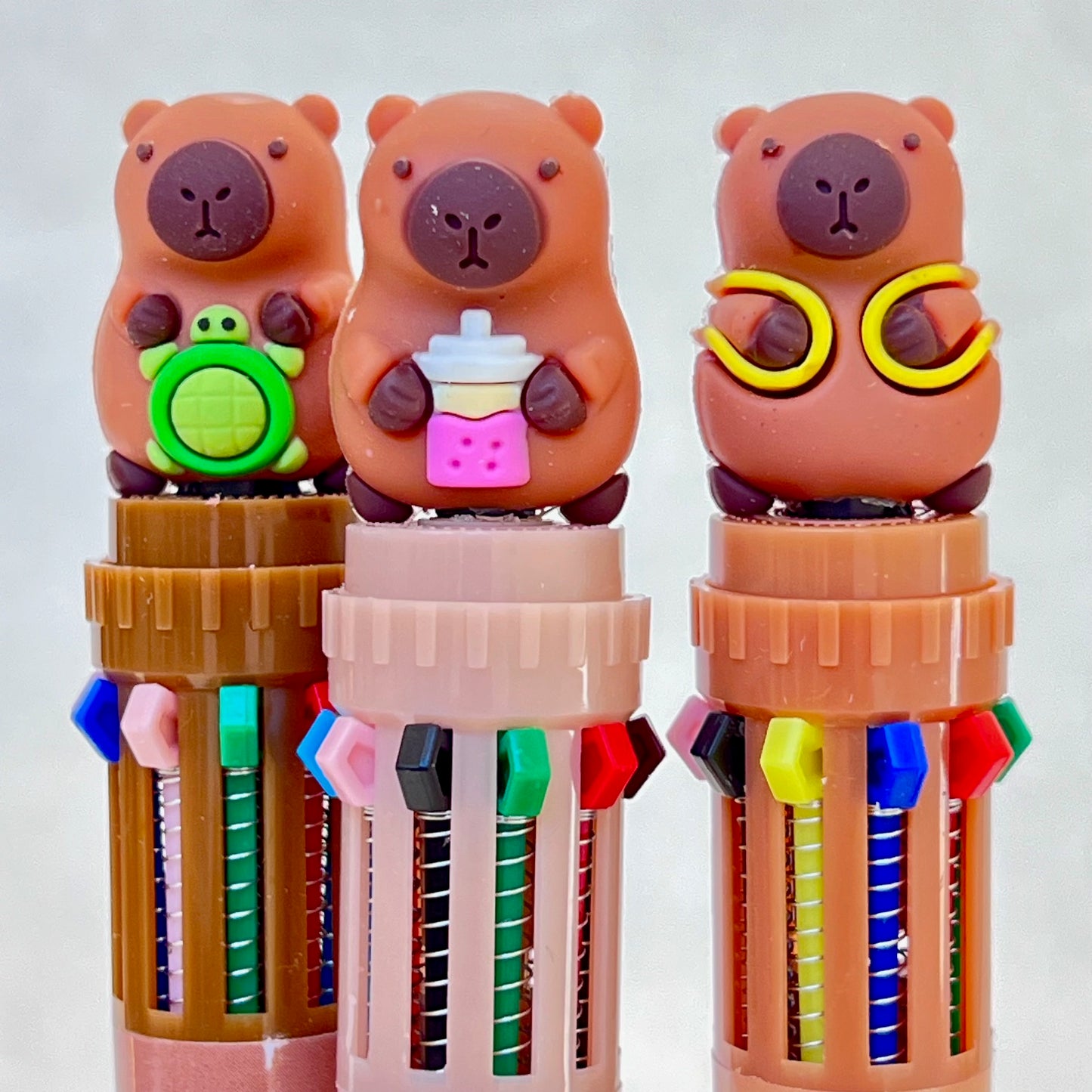 23034 Capybara 10-Color Retractable Ball Pen-36