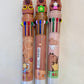 23034 Capybara 10-Color Retractable Ball Pen-36