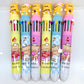 23036 Cute Bear 10-Color Retractable Ball Pen-36