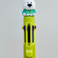 23037 White Dog Terrier 8-Color Retractable Ball Pen-24