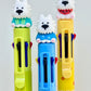 23037 White Dog Terrier 8-Color Retractable Ball Pen-24