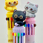 23038 Cats 10-Color Retractable Ball Pen-36