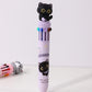 23038 Cats 10-Color Retractable Ball Pen-36