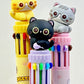 23038 Cats 10-Color Retractable Ball Pen-36