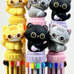 23038 Cats 10-Color Retractable Ball Pen-36