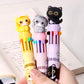23038 Cats 10-Color Retractable Ball Pen-36