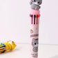 23038 Cats 10-Color Retractable Ball Pen-36