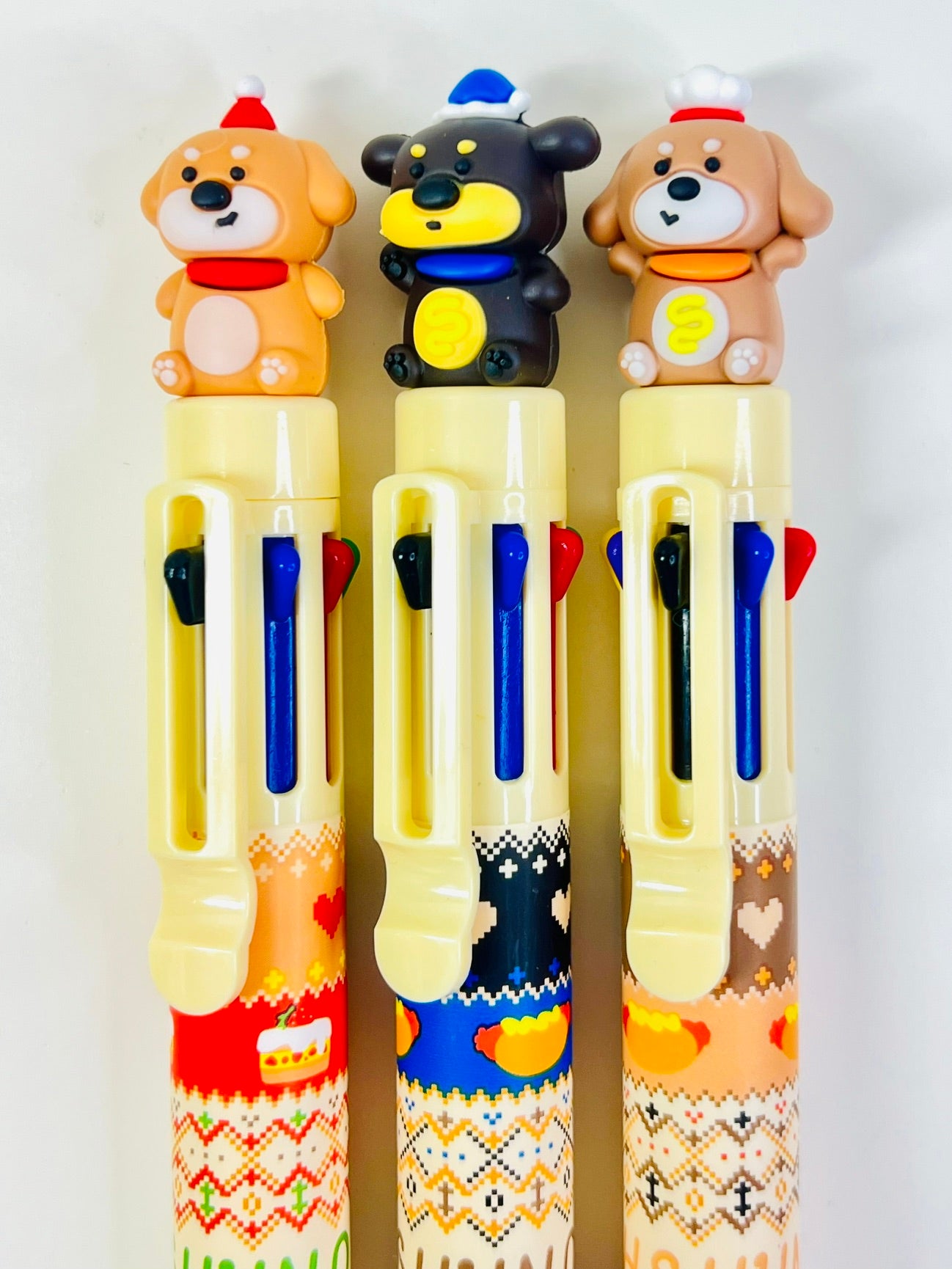 23040 Dachshund Dog 8-Color Retractable Ball Pen-24