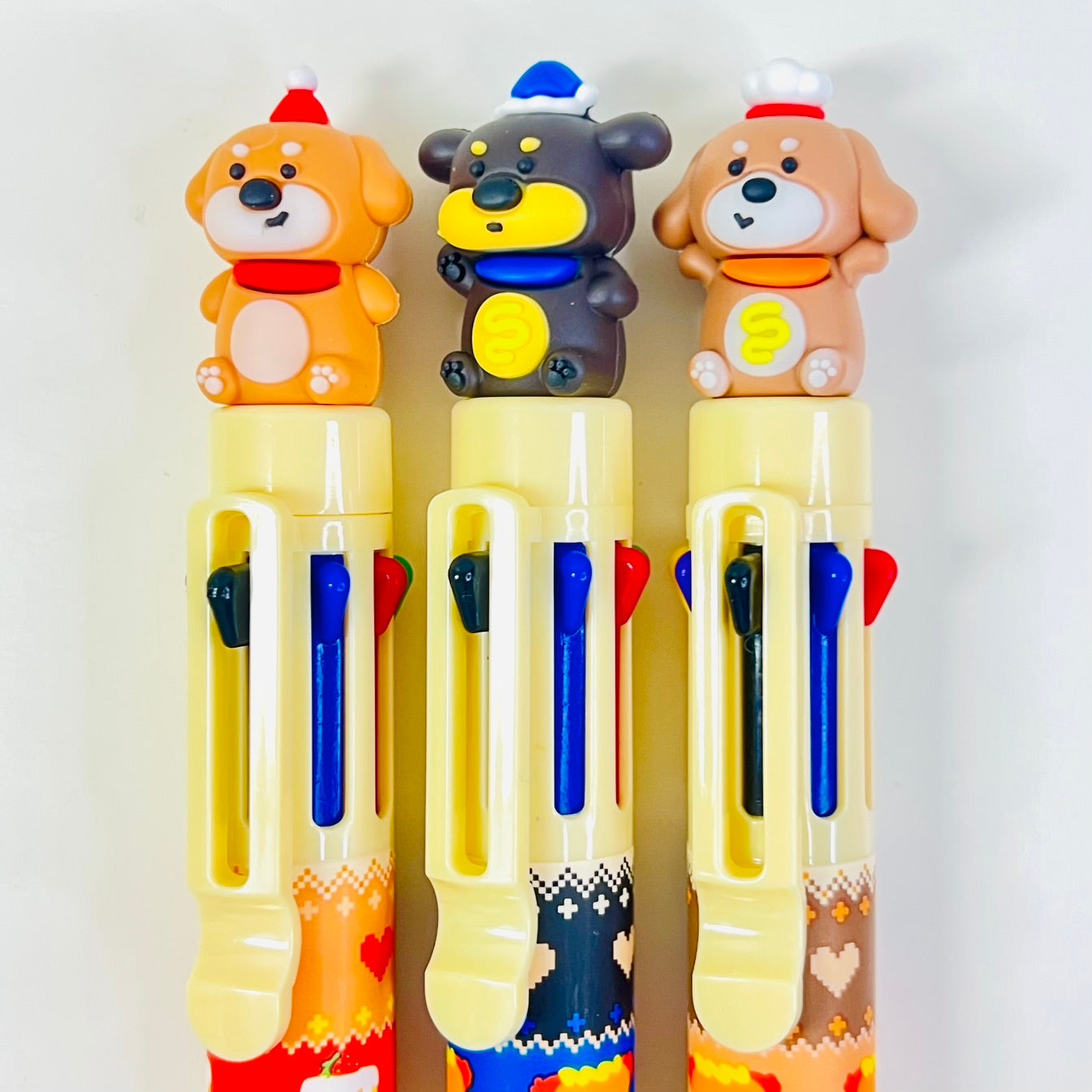 23040 Dachshund Dog 8-Color Retractable Ball Pen-24