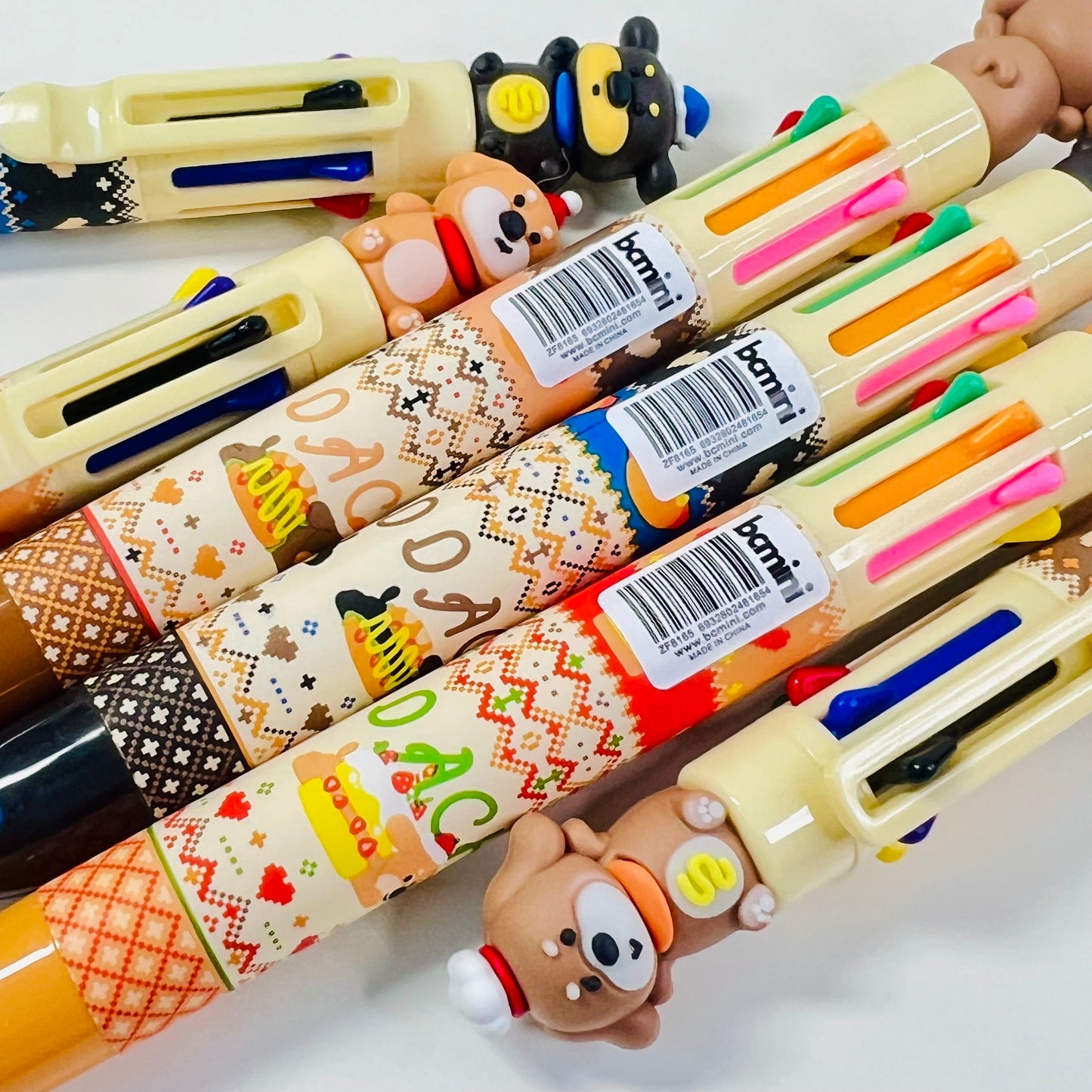 23040 Dachshund Dog 8-Color Retractable Ball Pen-24