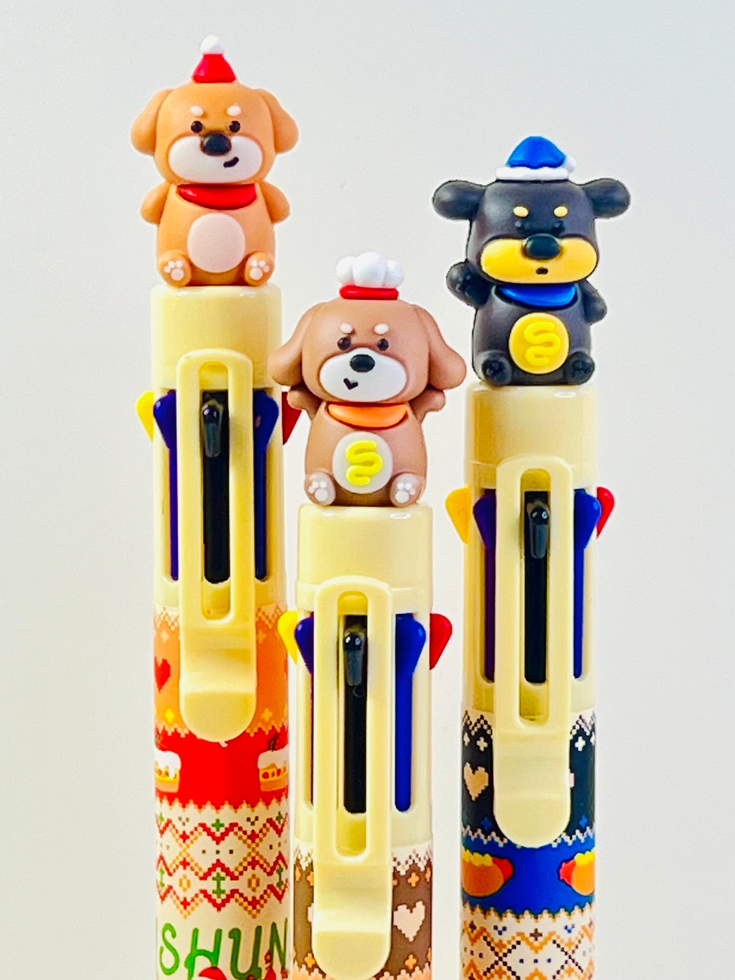 23040 Dachshund Dog 8-Color Retractable Ball Pen-24