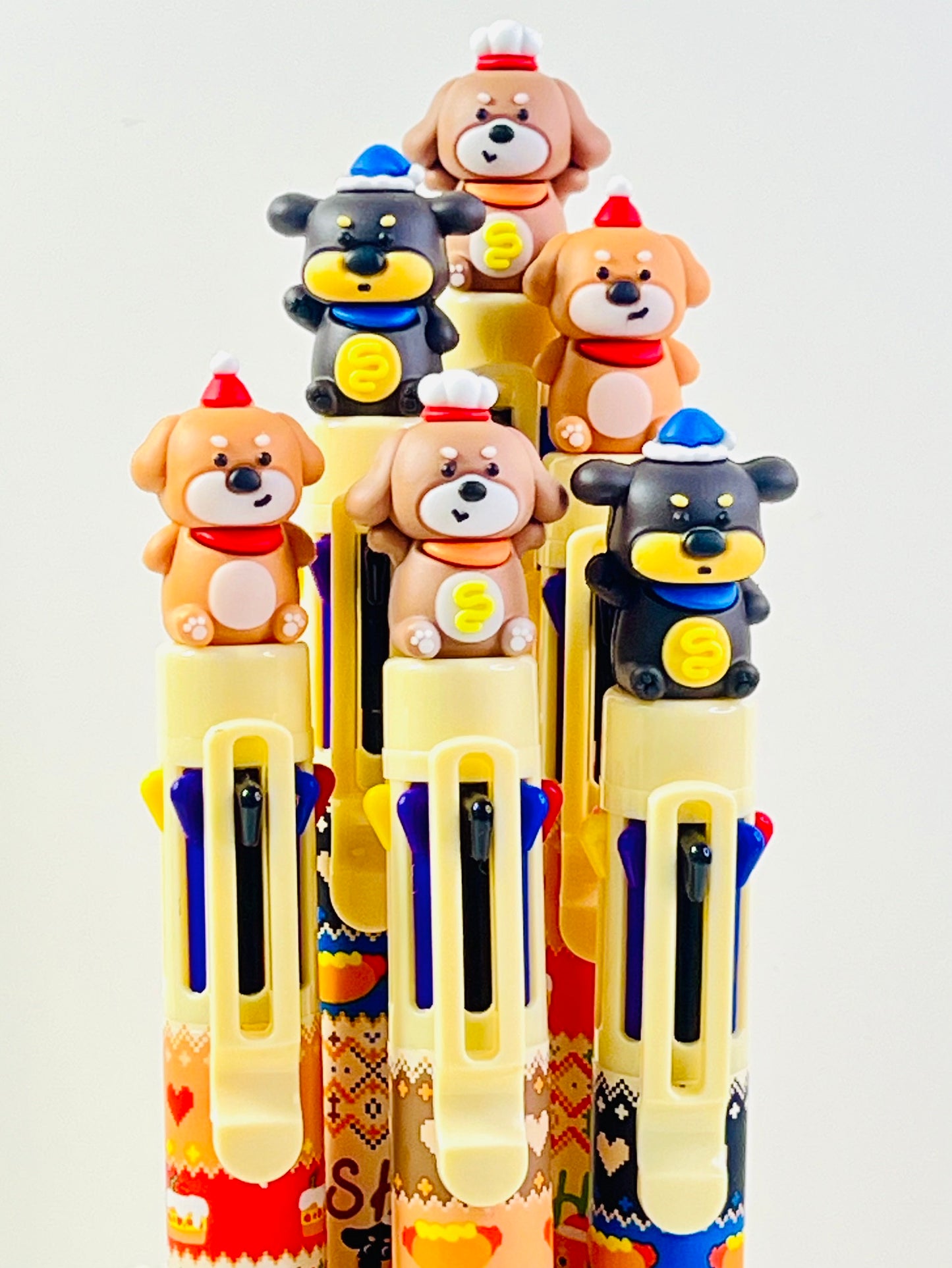 23040 Dachshund Dog 8-Color Retractable Ball Pen-24