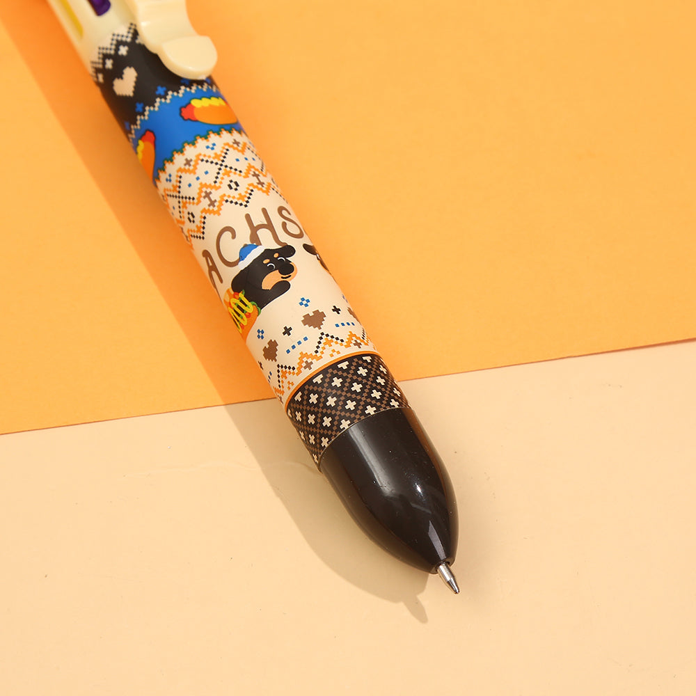23040 Dachshund Dog 8-Color Retractable Ball Pen-24