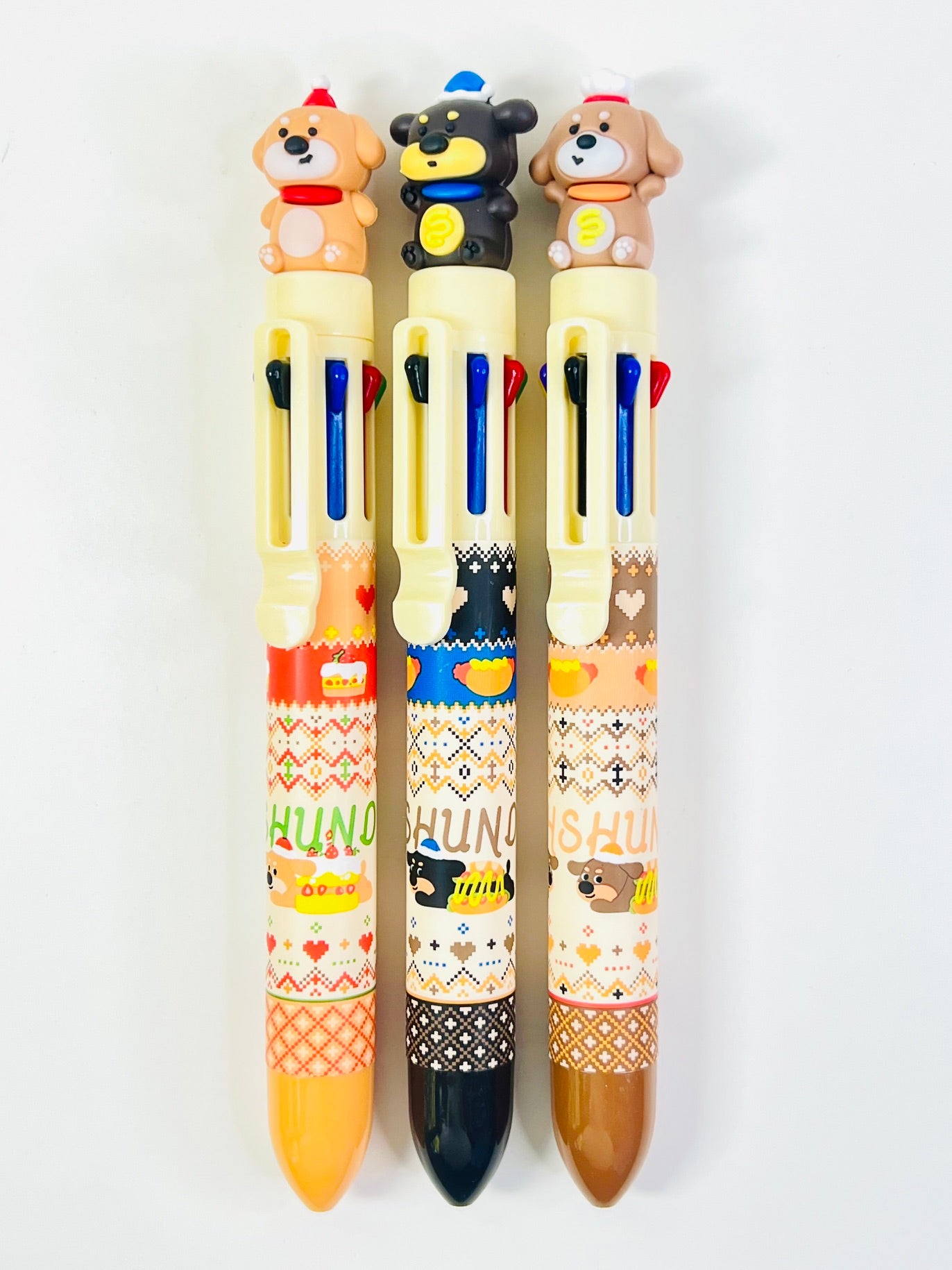 23040 Dachshund Dog 8-Color Retractable Ball Pen-24