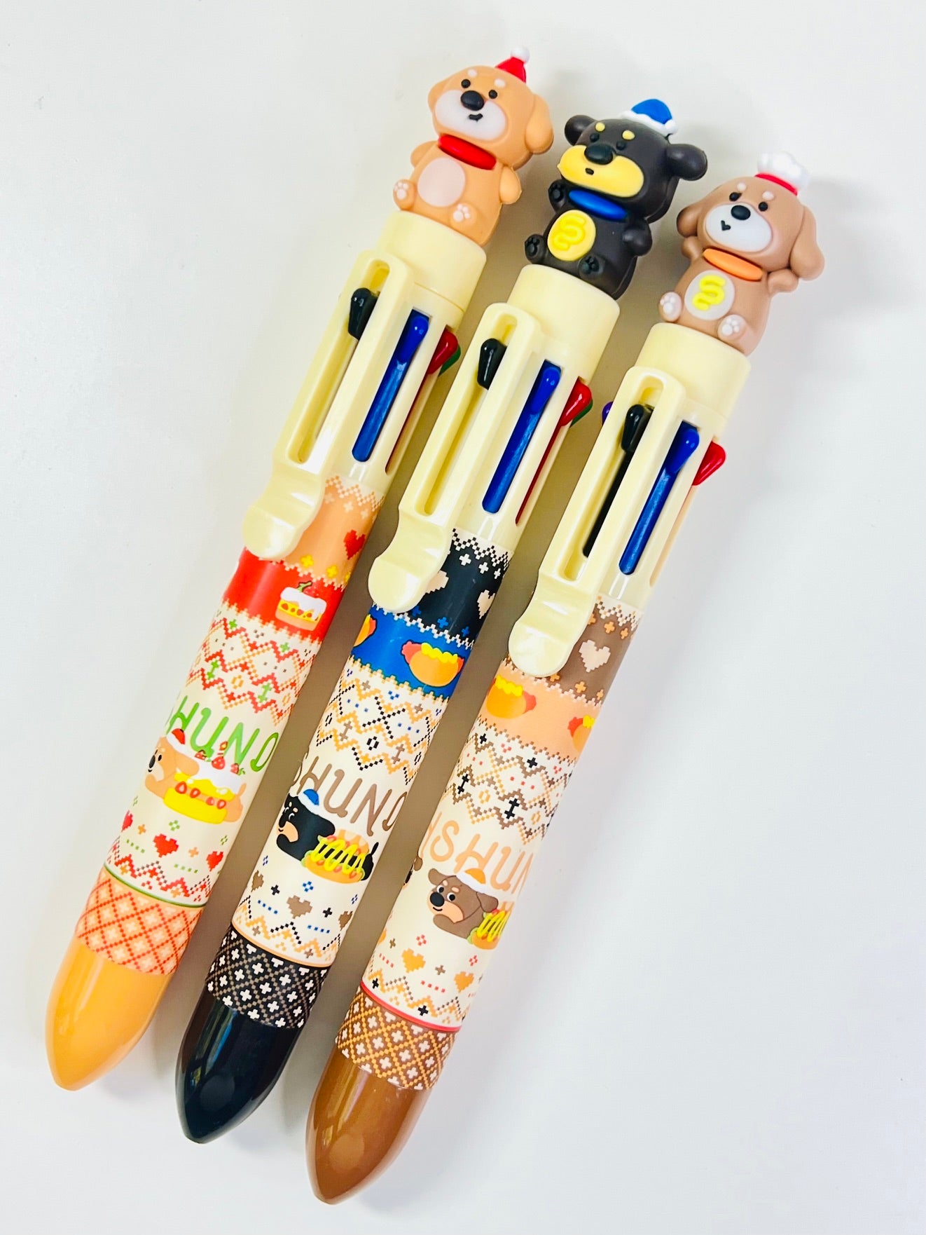 23040 Dachshund Dog 8-Color Retractable Ball Pen-24