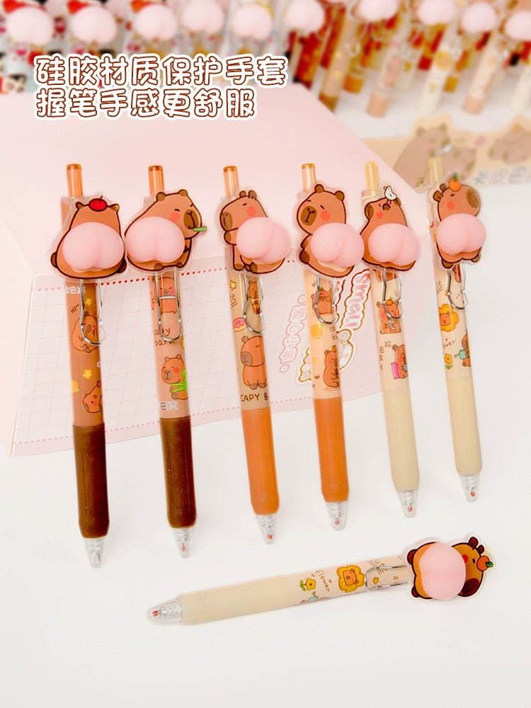 22643 CAPYBARA SQUISHY BUTT GEL PEN-36