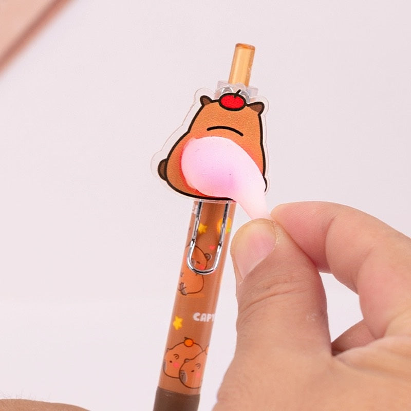 22643 CAPYBARA SQUISHY BUTT GEL PEN-36