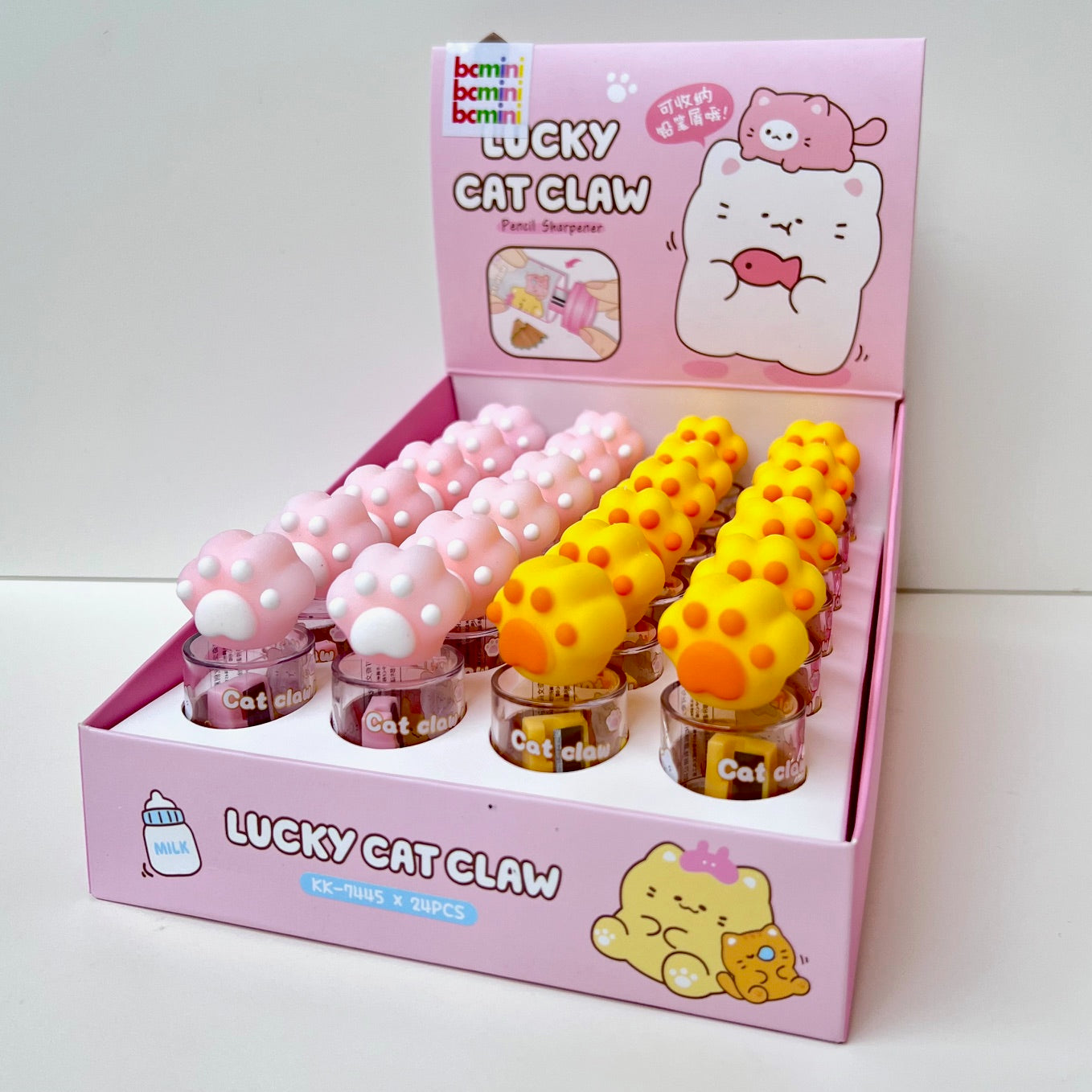 33302 CAT PAW PENCIL SHARPENER-24 – BCmini
