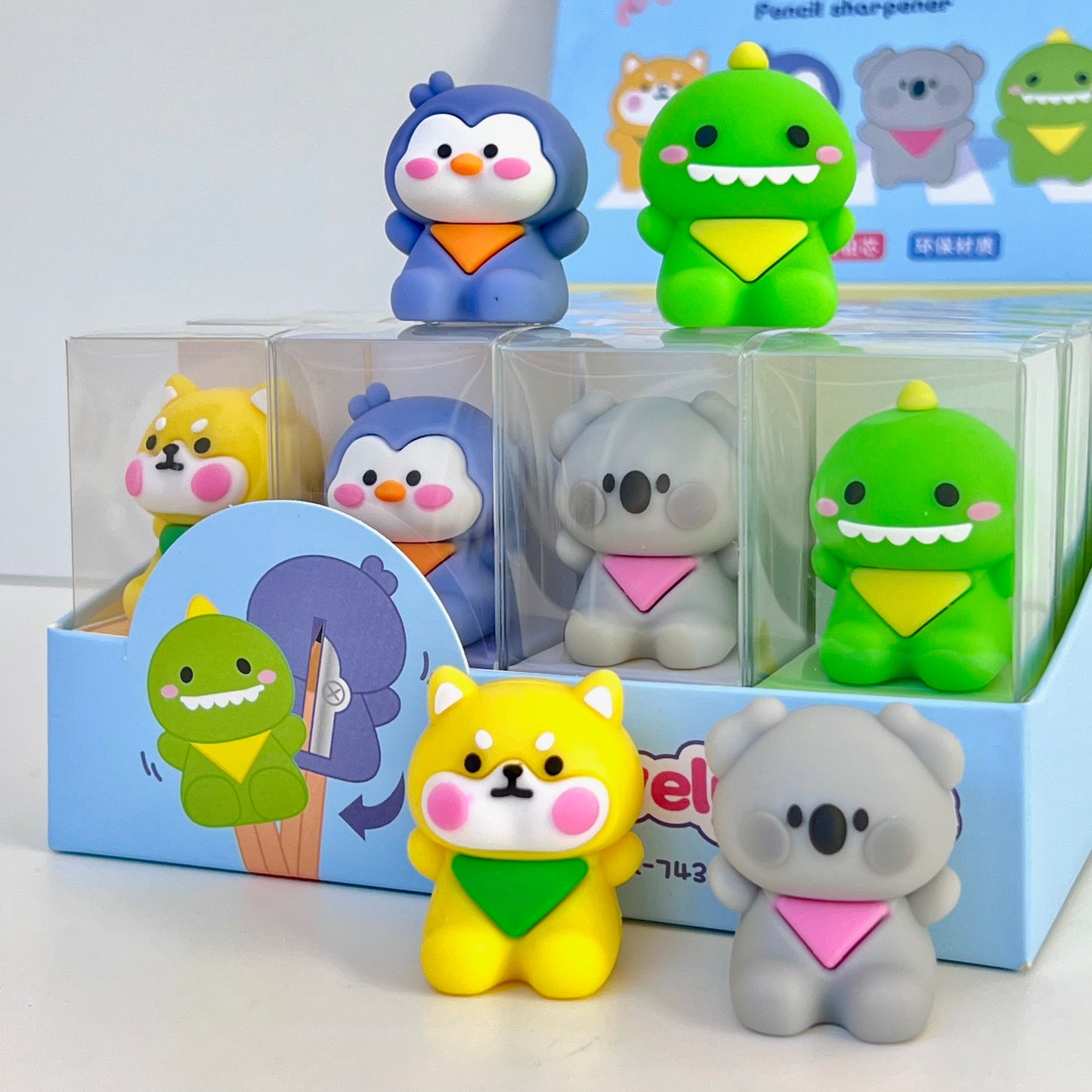 33303 ANIMALS PENCIL SHARPENER-24