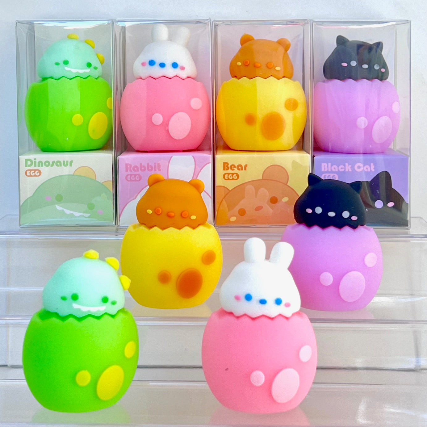 33304 EGG ANIMAL BABIES PENCIL SHARPENER-24